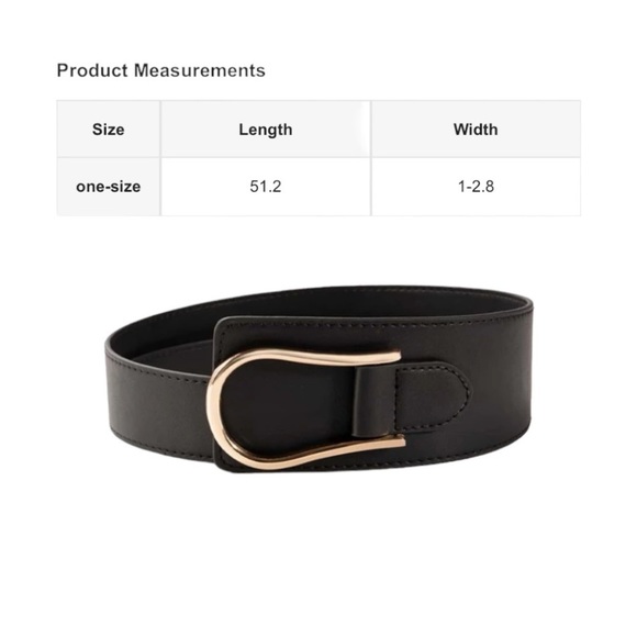 PU Leather Knot Wide Waist Corset with Buckle Belt Black - Picture 6 of 6